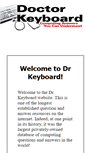 Mobile Screenshot of drkeyboard.com